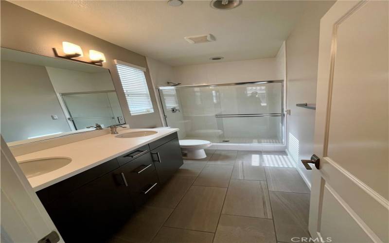 Primary suite bathroom.