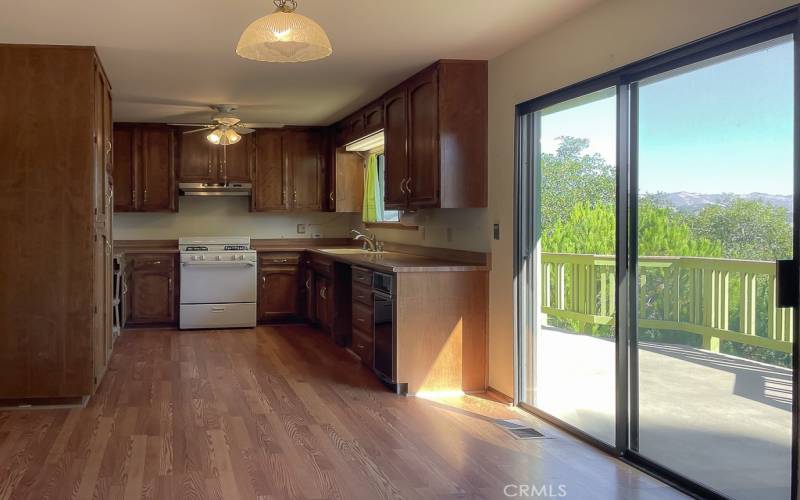 Kitchen with an amazing view!