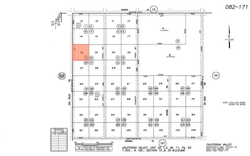 Tax Assessor's Parcel Map