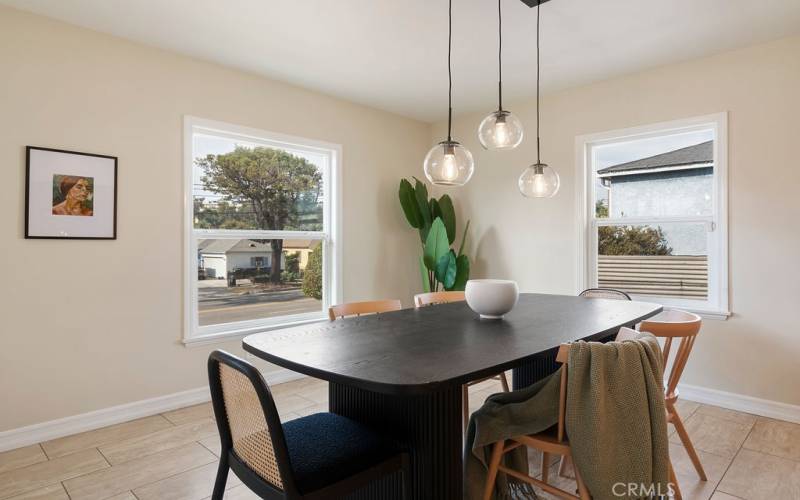 Dining room in kitchen