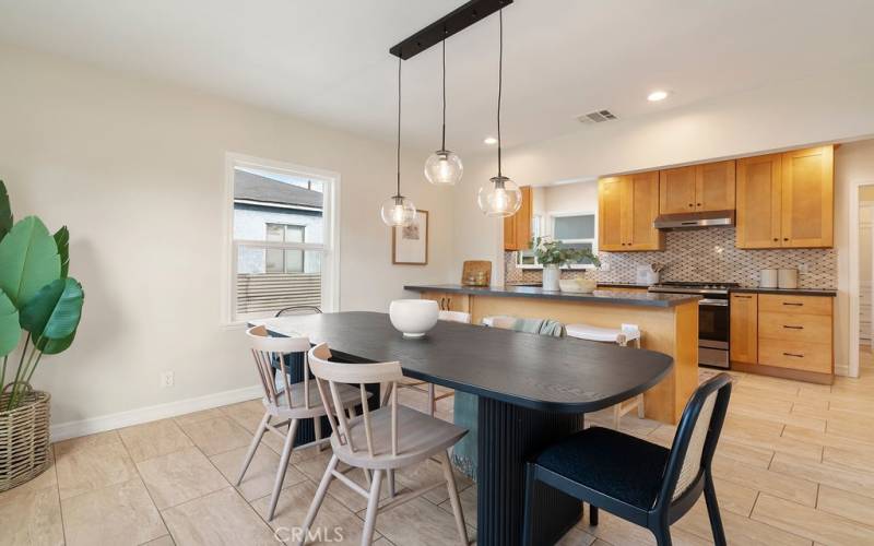 Remodeled kitchen