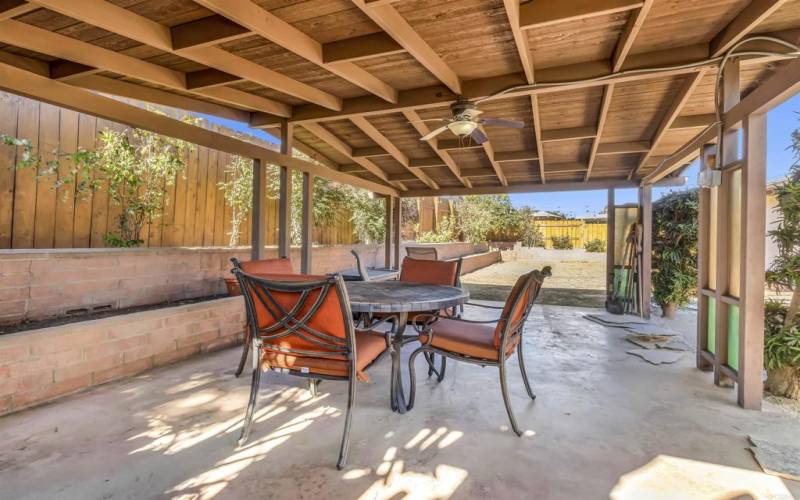 Detached large Covered Patio over slab