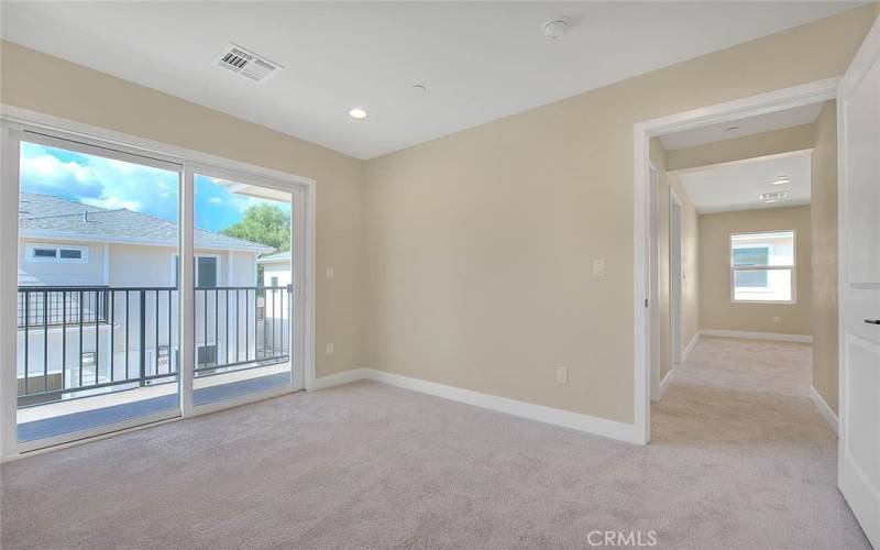 Bedroom #3 with Balcony