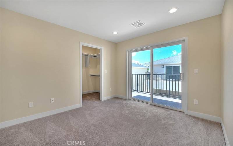 Bedroom #3 with Balcony