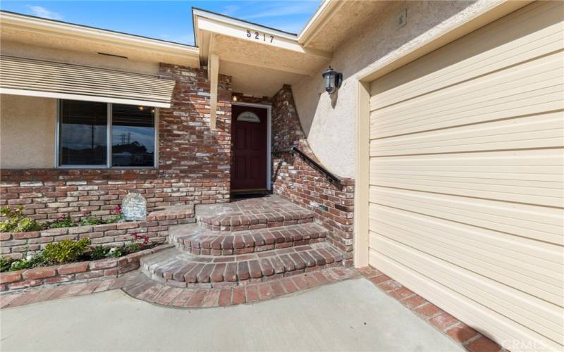 Welcoming porch