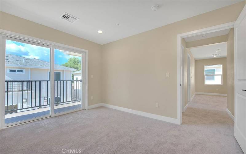 Bedroom #3 with Balcony