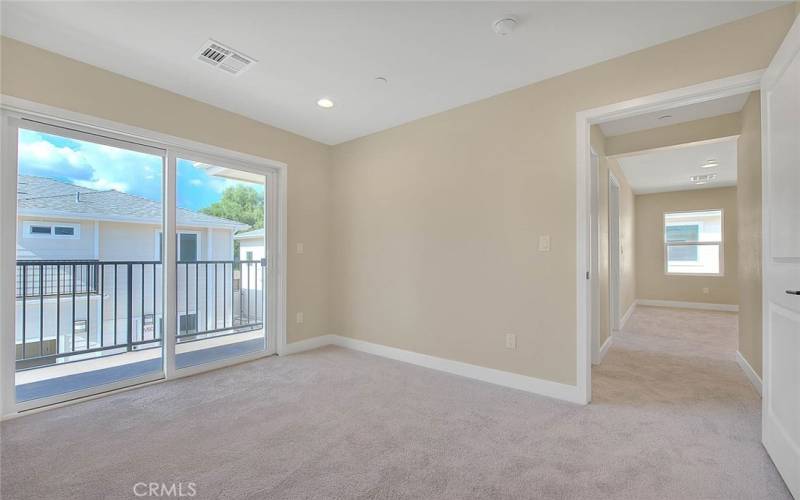 Bedroom #3 with Balcony