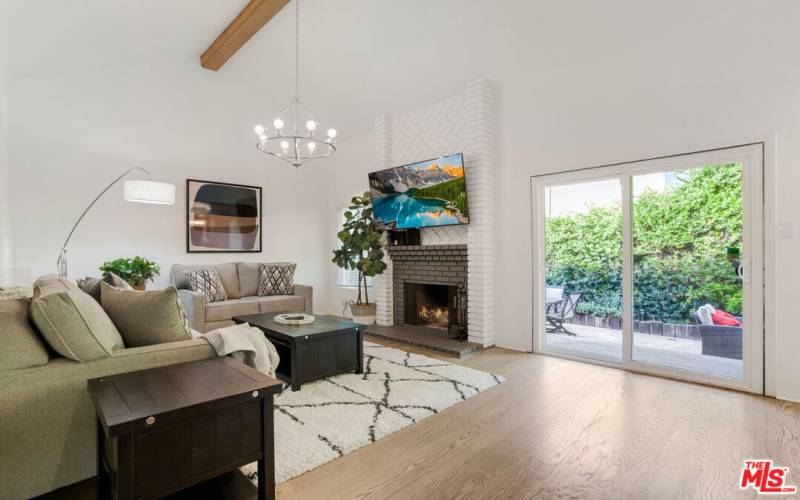 Living Room with Fireplace