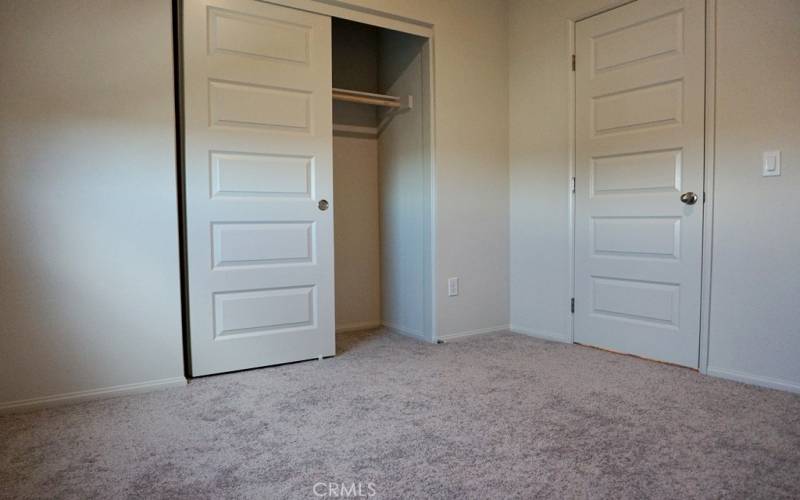 closet in the bedroom