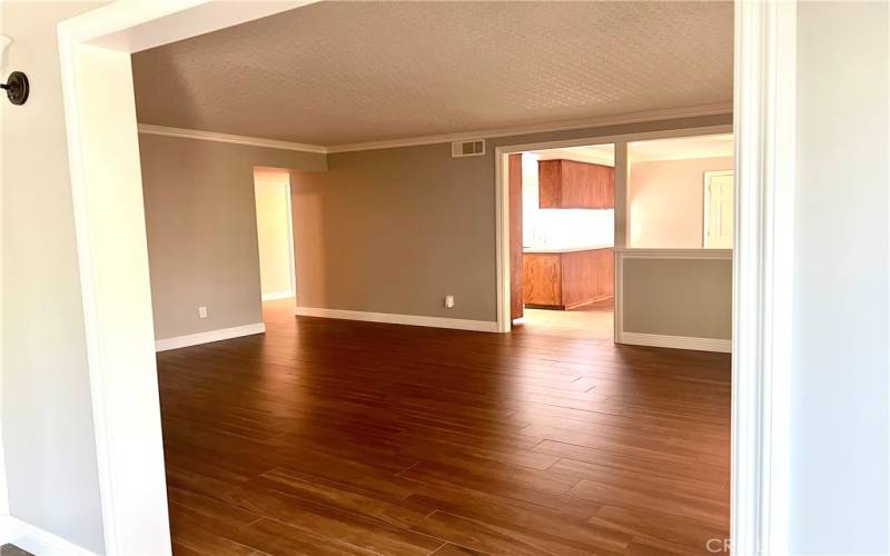 Looking into Living Room from Enclosed Patio Room