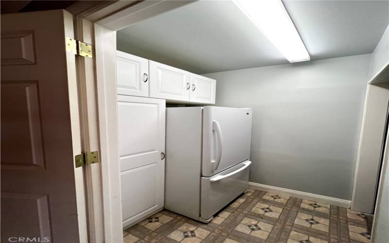 Utility Room with 2nd Refrigerator Entryway to Garage