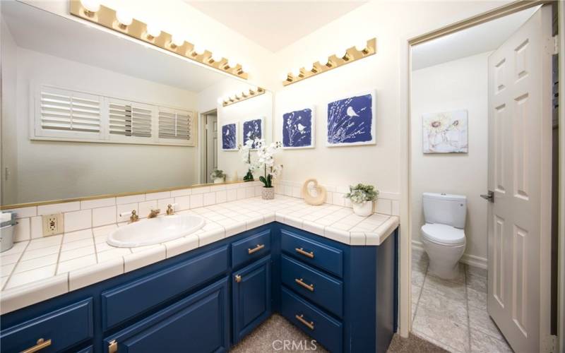 LARGE VANITY IN PRIMARY BATHROOM AREA