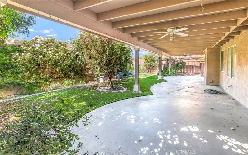 Covered patio