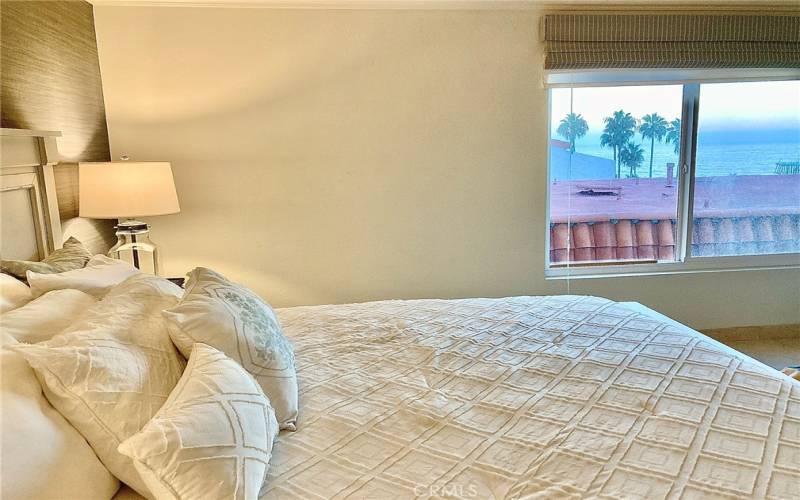 Primary bedroom with ocean view