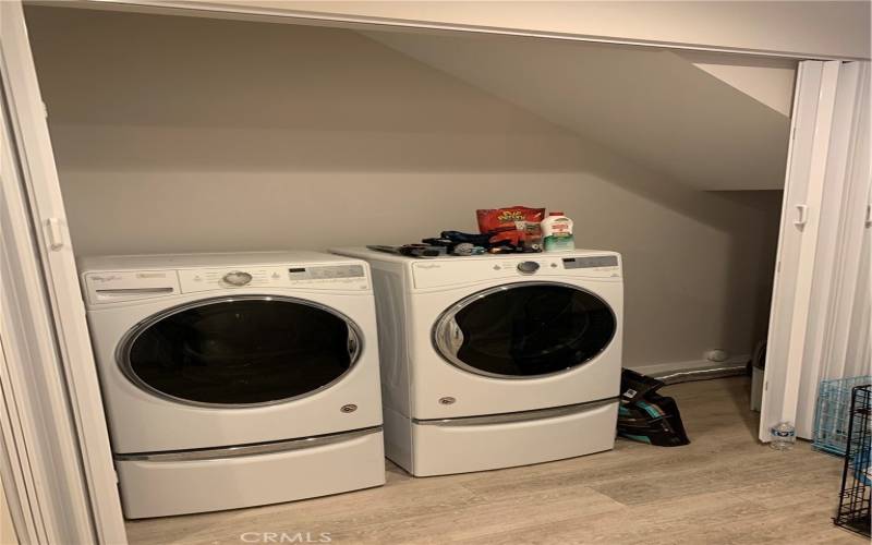 washer & dryer area