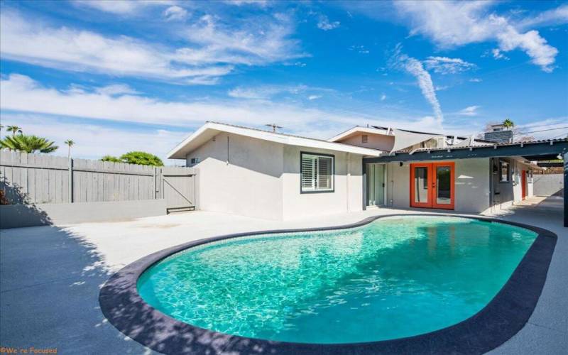 Pool & Patio area