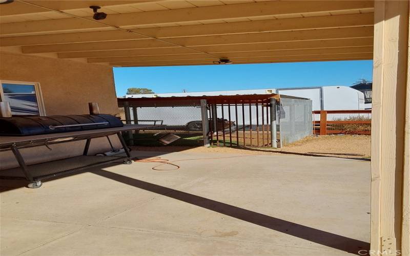 Kennel off Patio