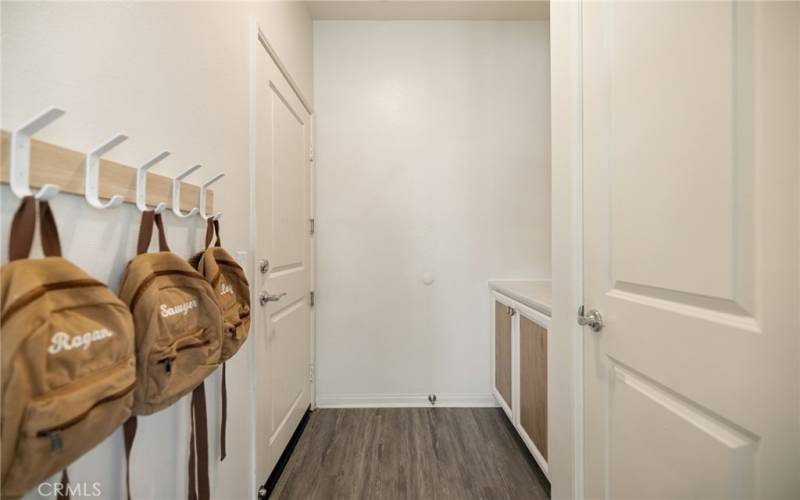 Mud room/access to the 3-car tandem garage