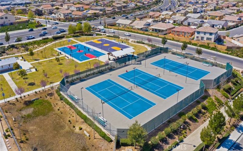 Sport courts at Spirit park