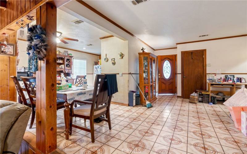 Living Room and Dining Area