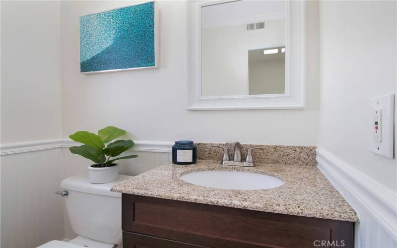 Powder Room just off Living Room