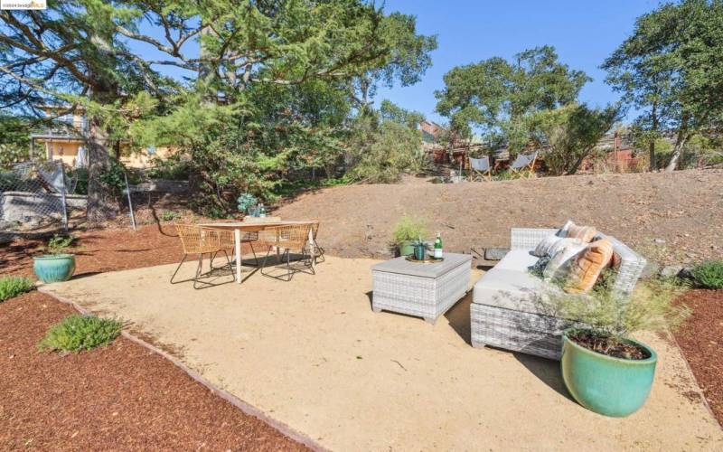 Patio area is the perfect place to relax.