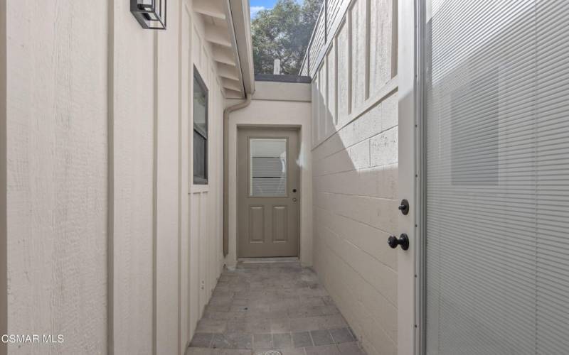 Breezeway to Garage & Laundry