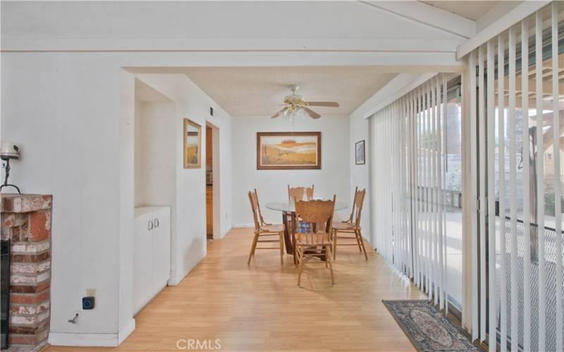   Dining area off of the Kitchen