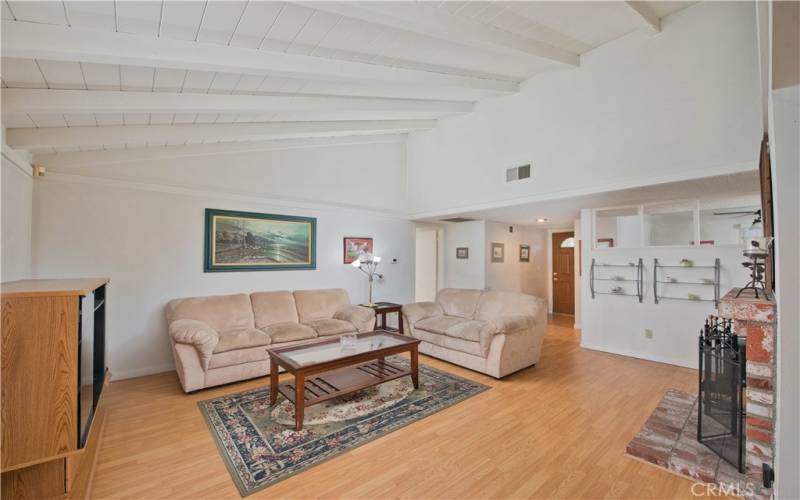   Living Room with Fireplace