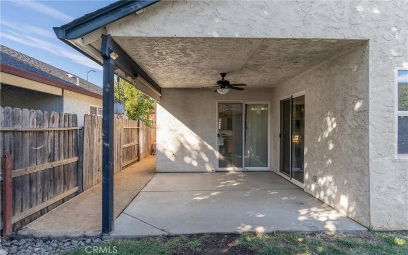 Covered patio