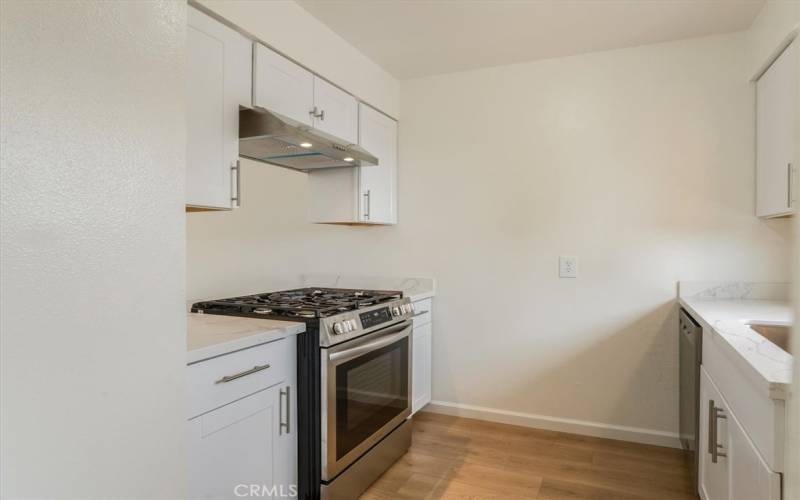 Newly remodeled Kitchen with new range