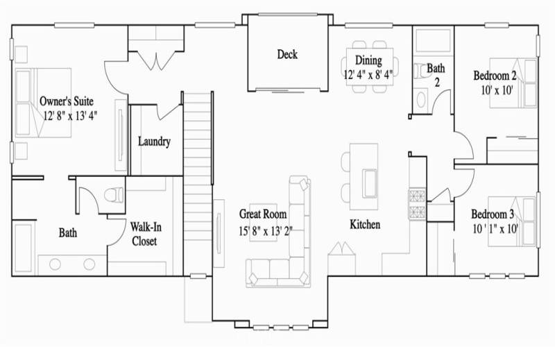 Residence 1 - Level 2 Floorplan