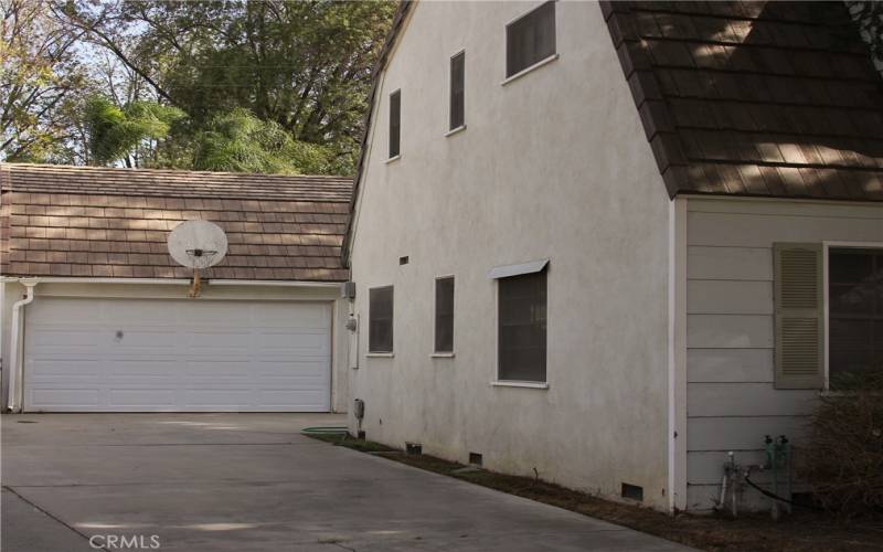 driveway and garage