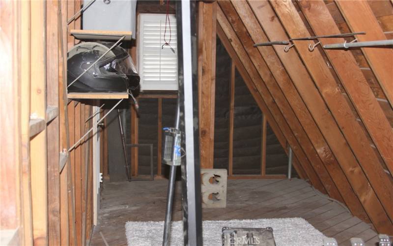 upstairs storage room!