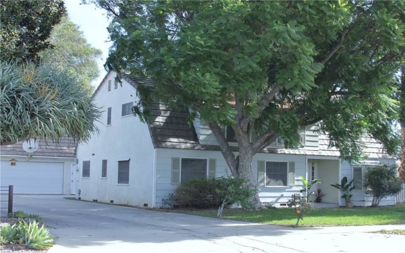 side and driveway