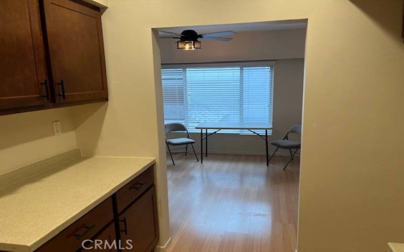 Dining room beyond kitchen