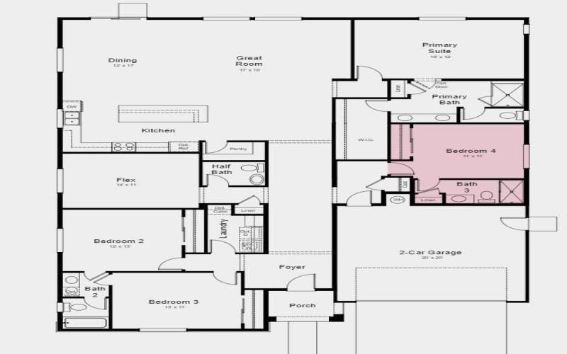 Floor Plan  - Lot 117