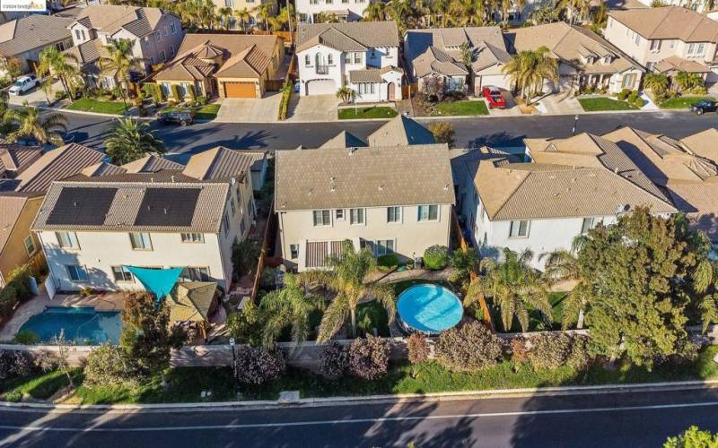 Aerial of Back of House