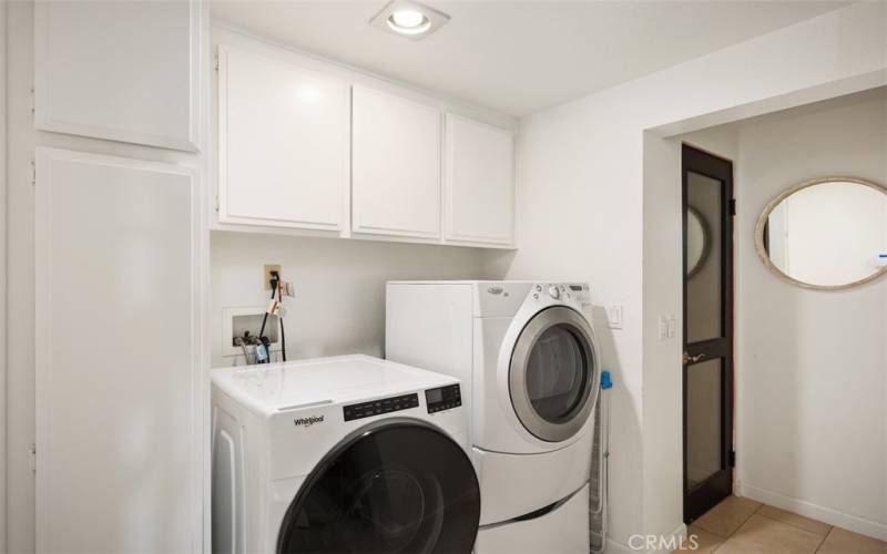 Inside laundry room and wine storage. Washer/Dryer included.