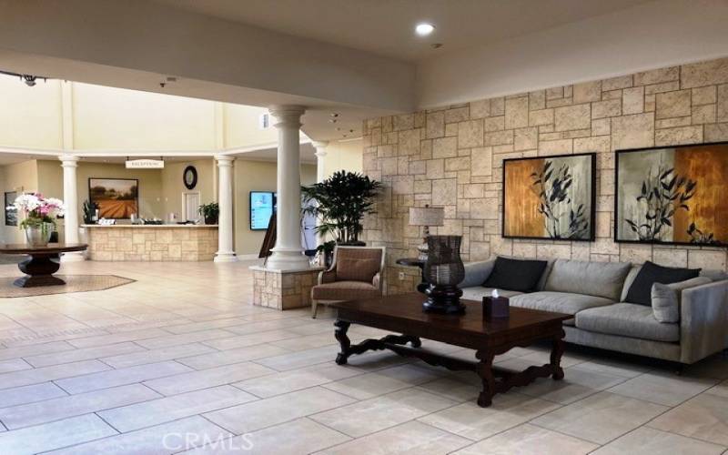 Entry foyer to our premium resort style clubhouse.