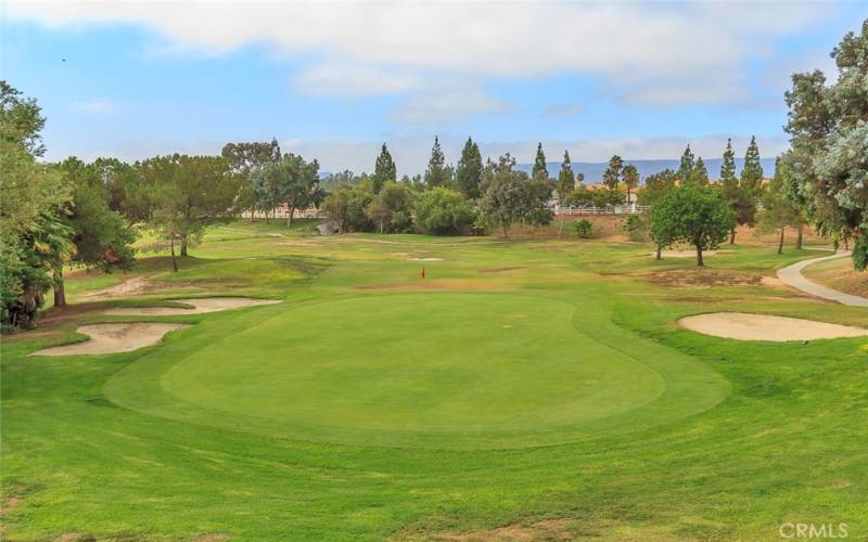 There is a privately owned 18 hole golf course inside the gate.