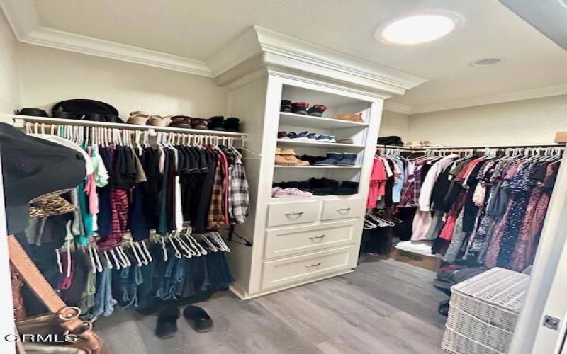 Master closet