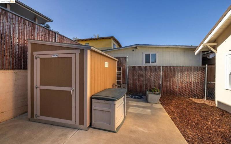 Back Yard Storage Shed