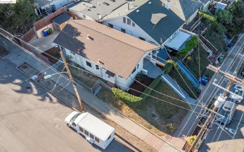 Aerial View of House