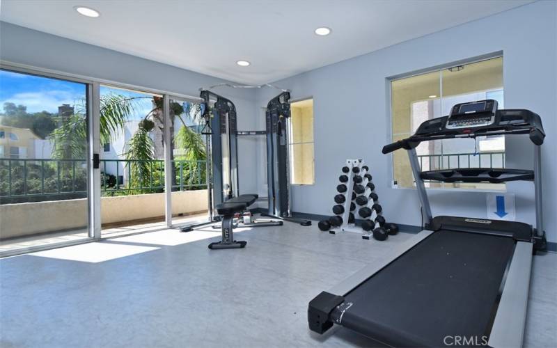 5455 Sylmar Ave # 1205 - Gym Rm with view of pool 1