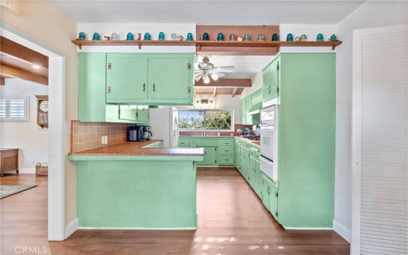 Kitchen overlooking Front Yard