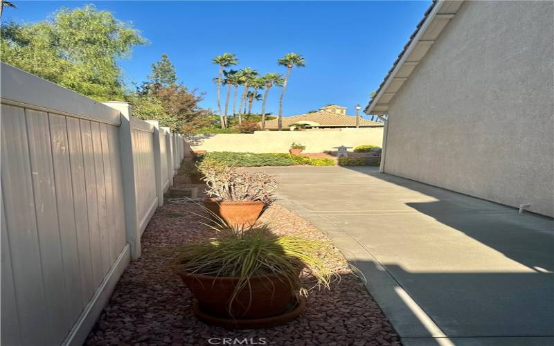 From Entry Gate toward Patio