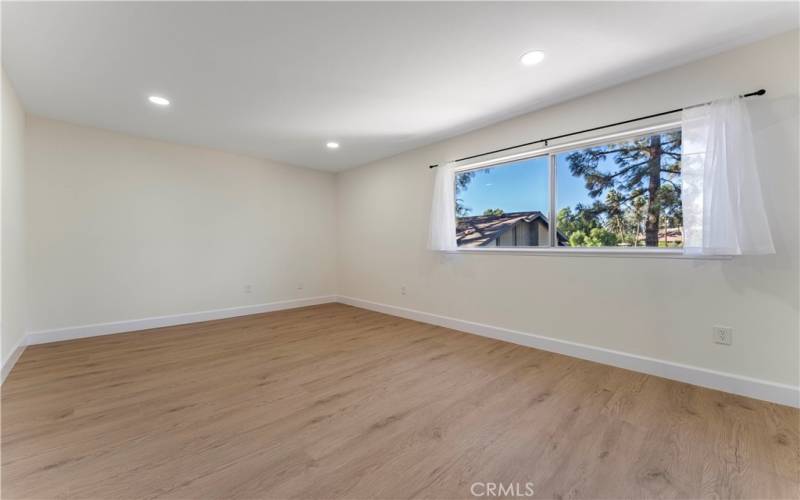 Large Main Bedroom with lots of closet space.