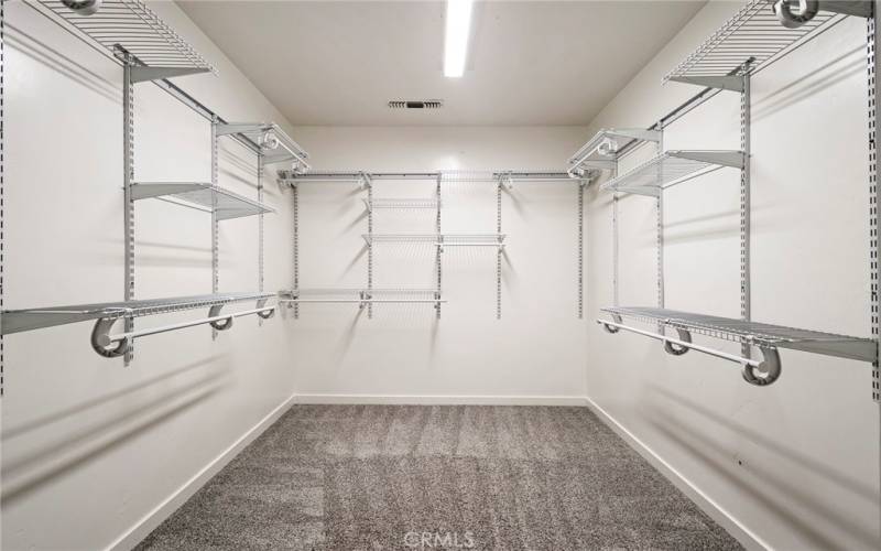 Large walk in closet