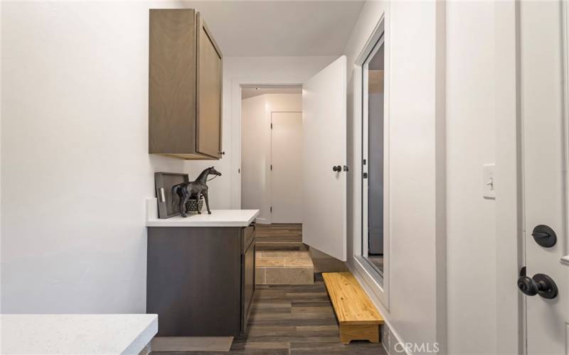 Large storage room/pantry between main house and Bonus room